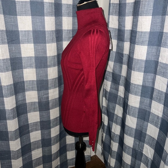 Ribbed Turtleneck Bloodstone - Picture 3 of 4